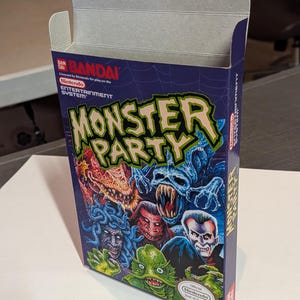 Monster Party Replacement Box - Nintendo NES - Highest Quality Boxes in the World!