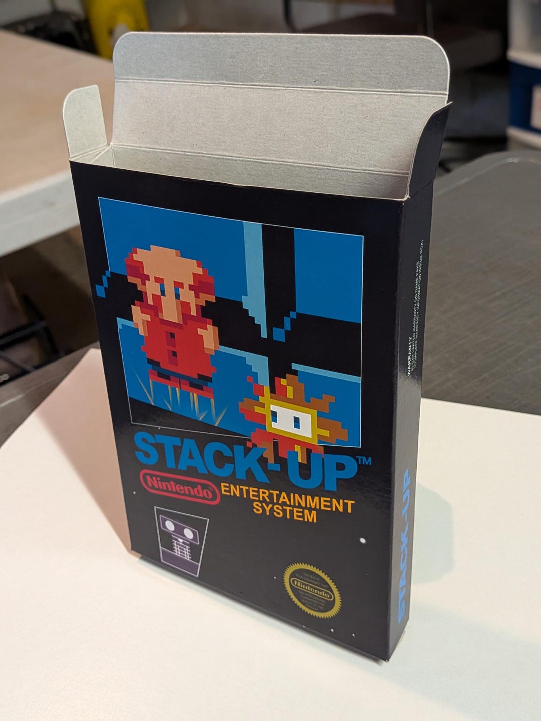 Background Stack Up Nintendo Stack up Replacement Box - Nintendo NES - Highest Quality Boxes in the ...