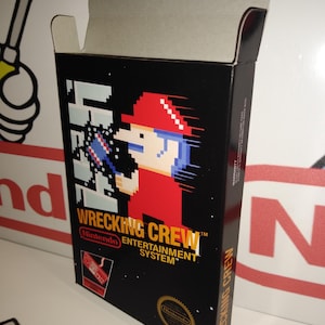 Wrecking Crew Replacement Box - Nintendo NES - Highest Quality Boxes in the World!
