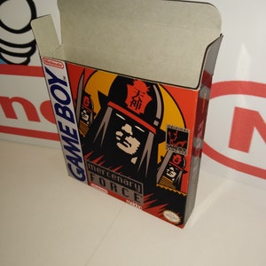 Mercenary Force Replacement Box - Nintendo Game Boy - Highest Quality Boxes in the World!