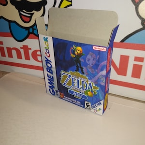 Legend of Zelda Oracle of Ages Replacement Box - Nintendo Game Boy - Highest Quality Boxes in the World!