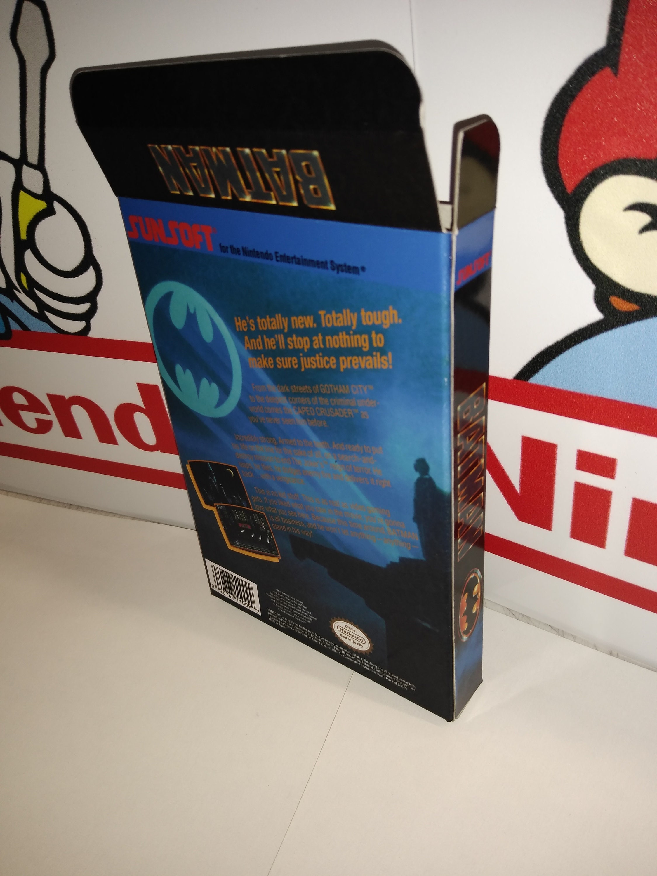 Batman Replacement Box - Nintendo NES - Highest Quality Boxes in the ...