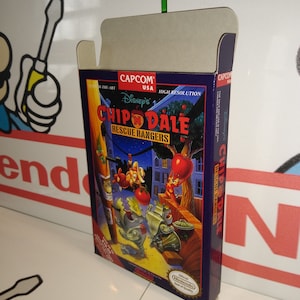 Chip 'n Dale Rescue Rangers Replacement Box - Nintendo NES - Highest Quality Boxes in the World!