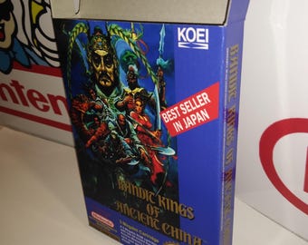 Vervangende doos Bandit Kings of Ancient China - Nintendo NES - dozen van de hoogste kwaliteit ter wereld!