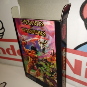Wizards and Warriors Replacement Box - Nintendo NES - Highest Quality Boxes in the World!