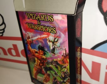 Wizards and Warriors Replacement Box - Nintendo NES - Highest