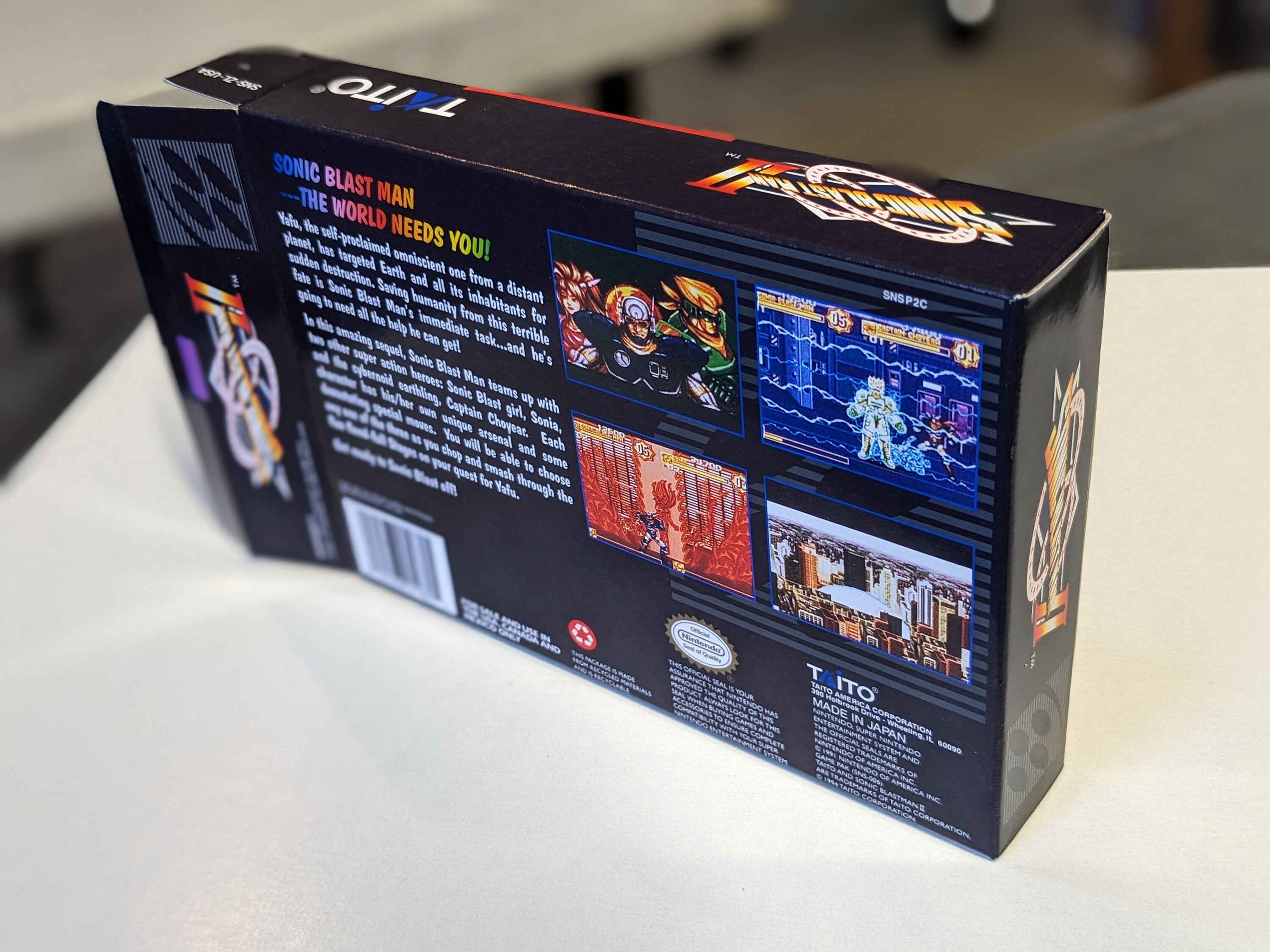 スーパーファミコンソフト　SONIC BLASTMAN2 (箱説なし) Yahoo!オークション -「ソニックブラストマンⅡ」の落札相場