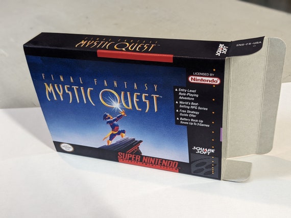 Final Fantasy Mystic Quest Replacement Box - Super Nintendo SNES