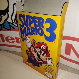 Super Mario Bros. 3 Left Variant Replacement Box - Nintendo NES - Highest Quality Boxes in the World!