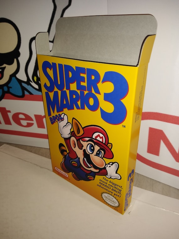 Super Mario Bros. 3 Left Variant Replacement Box - Nintendo NES