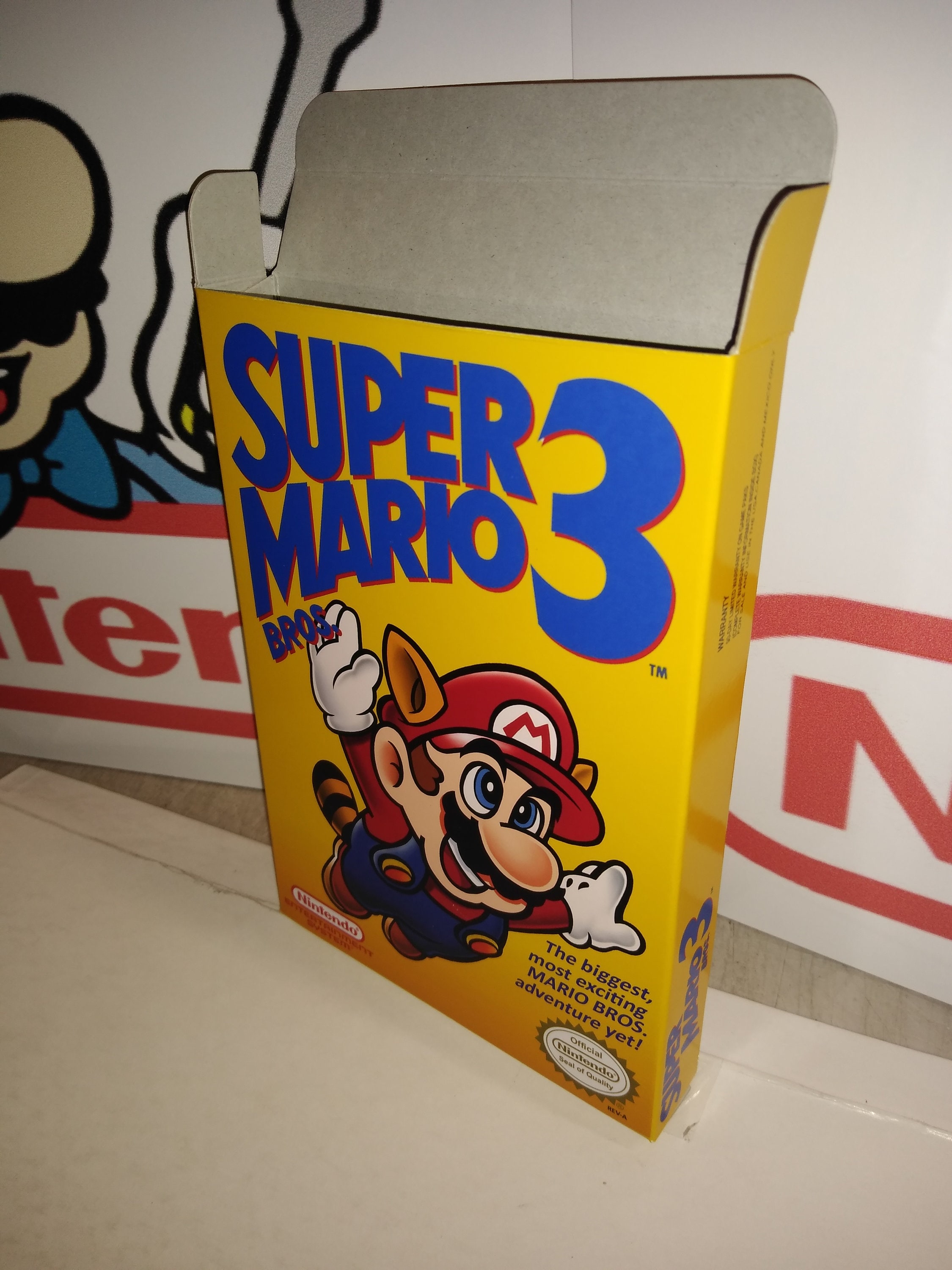 Super Mario Bros. 3 Left Variant Replacement Box - Nintendo NES