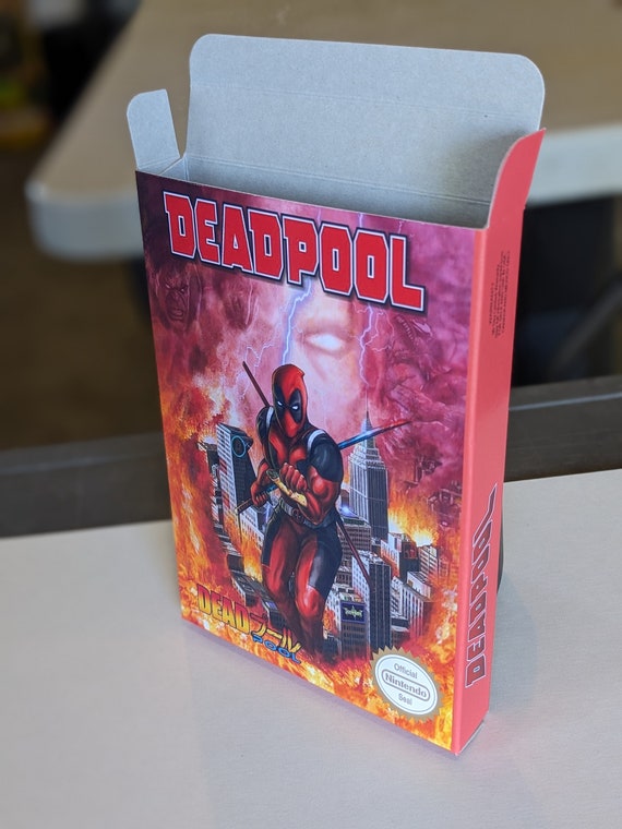 Deadpool Replacement Box - Nintendo NES Romhack - Highest Quality