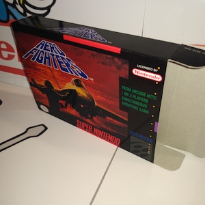 Aero Fighters Replacement Box - Super Nintendo SNES - Highest Quality Boxes in the World!