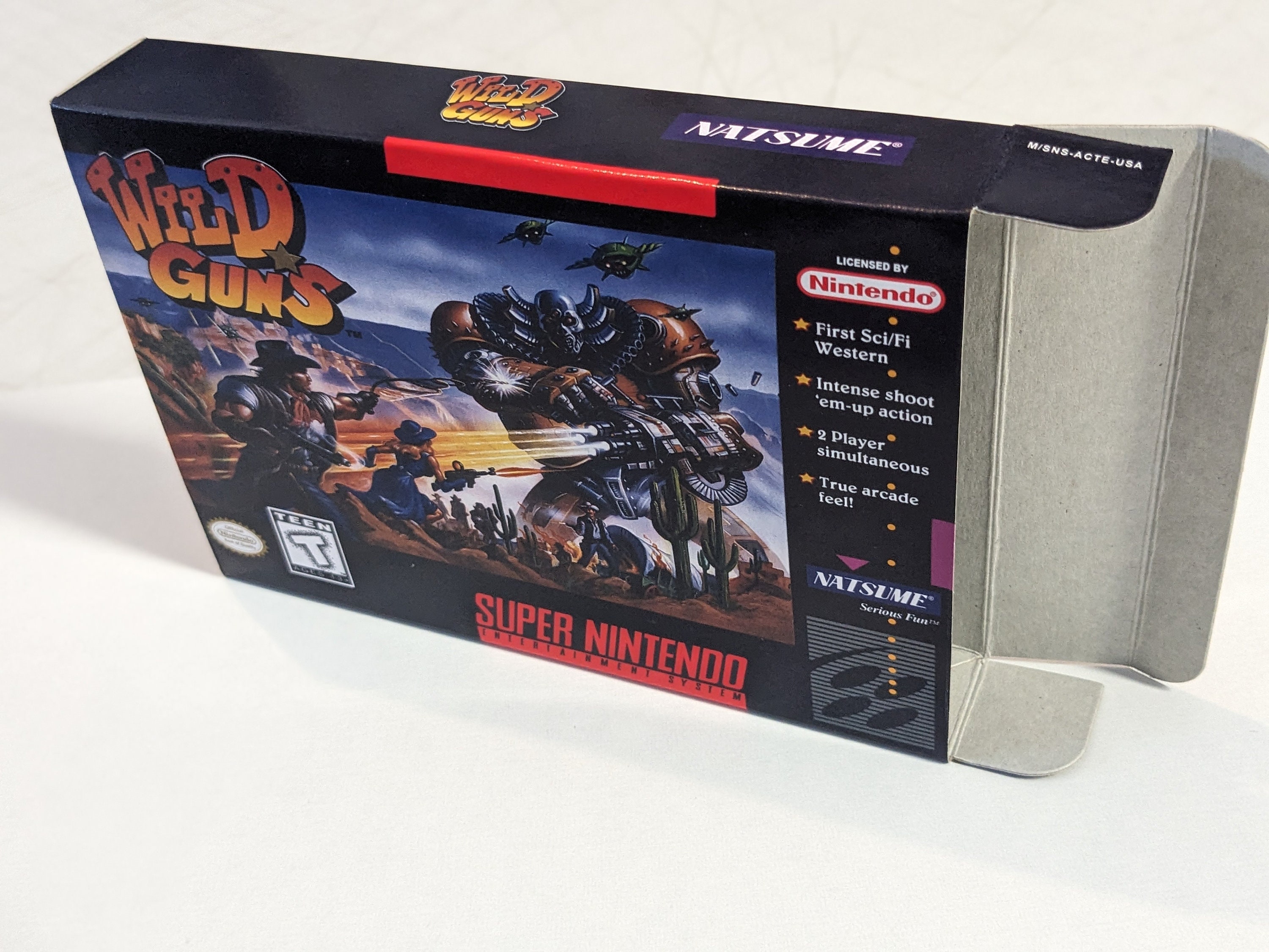 Wild Guns Replacement Box - Super Nintendo SNES - Highest Quality
