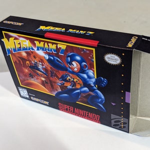 Mega Man 7 Replacement Box - Super Nintendo SNES - Highest Quality Boxes in the World!