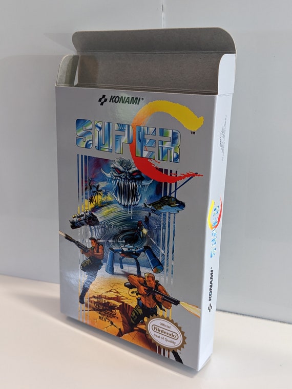 Super C Replacement Box - Super Contra Nintendo NES - Highest