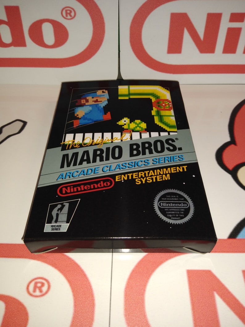 Mario Bros. Arcade Classics Series Replacement Box - Nintendo NES ...