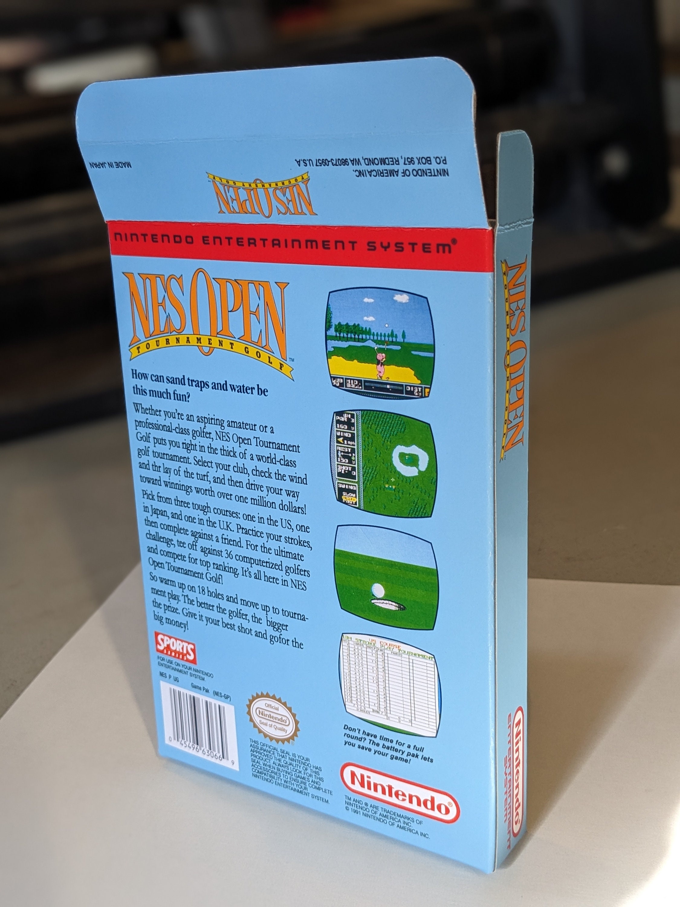 NES Open Tournament Golf Replacement Box - Nintendo NES - Highest