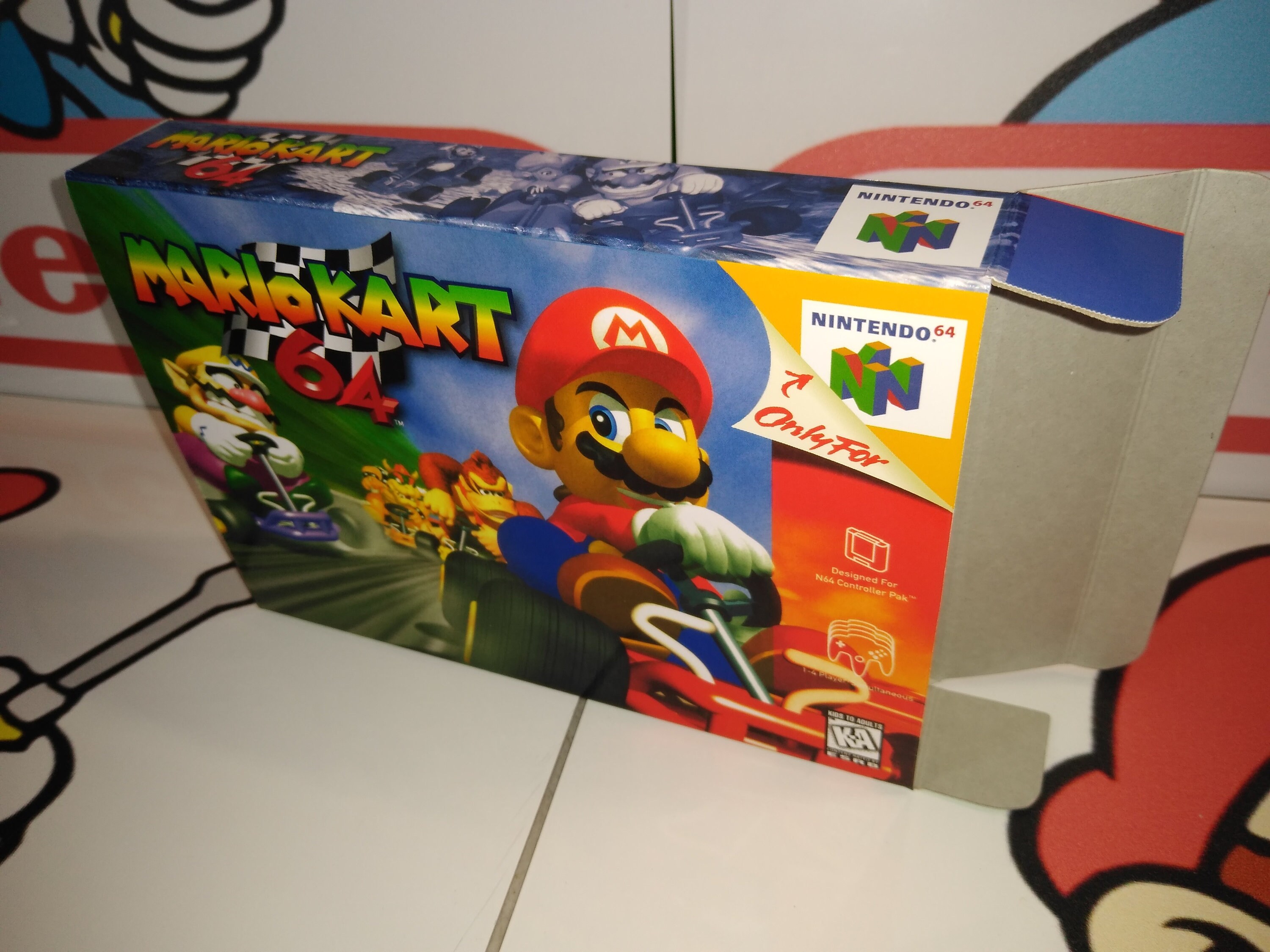 Mario Kart 64 Replacement Box - N64 Nintendo 64 - Highest Mario Kart 64 Replacement Box - N64 Nintendo 64 - Highest