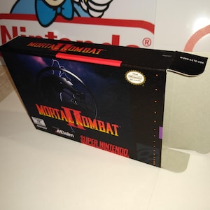 Mortal Kombat II 2 Replacement Box - Super Nintendo SNES - Highest Quality Boxes in the World!