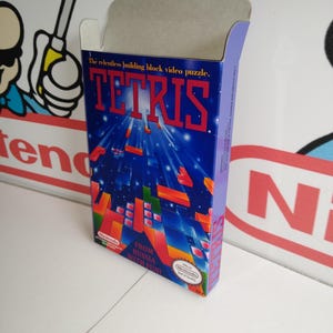 Tetris Replacement Box - Nintendo NES - Highest Quality Boxes in the World!