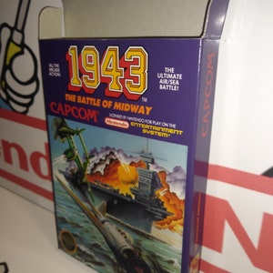 1943 The Battle of Midway Replacement Box - Nintendo NES - Highest Quality Boxes in the World!