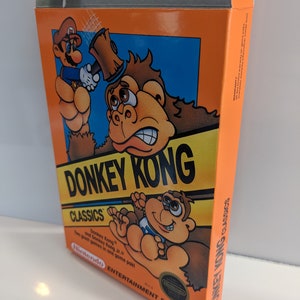Donkey Kong Classics Replacement Box - Nintendo NES - Highest Quality Boxes in the World!