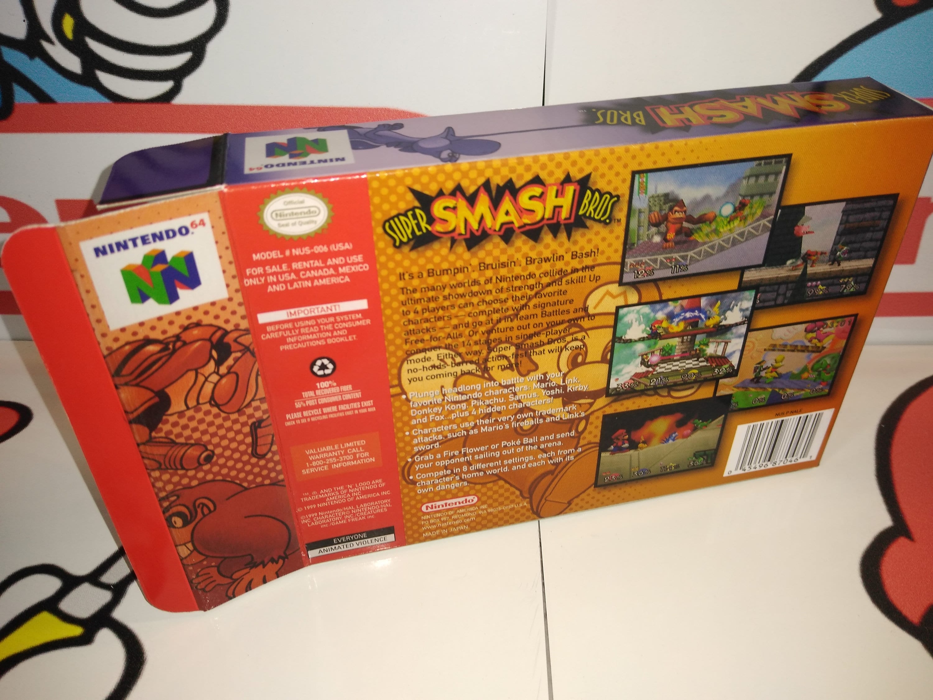 ●STILL SMASHIN' 🔗 LINK - Smash Bros 64 - Multicolored Ready -・ 3D File for