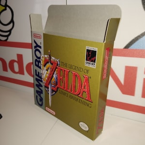 Legend of Zelda Link&#39;s Awakening Replacement Box - Nintendo Game Boy - Highest Quality Boxes in the World!