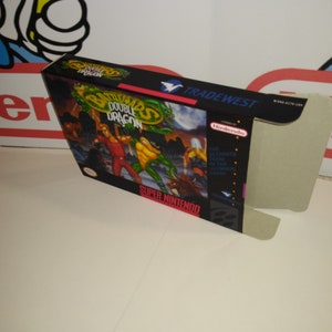 Battletoads Double Dragon Replacement Box - Super Nintendo SNES - Highest Quality Boxes in the World!