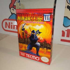 Ninja Gaiden III 3  Replacement Box - Nintendo NES - Highest Quality Boxes in the World!
