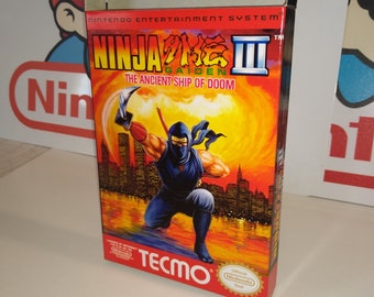 Ninja Gaiden III 3 vervangende doos - Nintendo NES - dozen van de hoogste kwaliteit ter wereld!