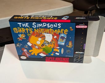 イッチー＆スクラッチー　シンプソンズ　ケース スーパーファミコン イッチー＆スクラッチー ゲームボックス - Etsy 日本