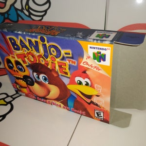 Banjo Tooie Replacement Box - N64 Nintendo 64 - Highest Quality Boxes in the World!