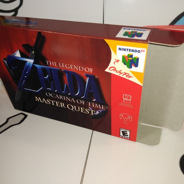 The Legend of Zelda: Ocarina of Time Master Quest Replacement Box - N64 Nintendo 64 - Highest Quality Boxes in the World!