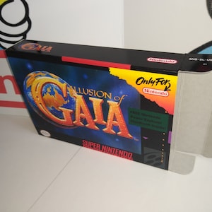 Illusion of Gaia Replacement Box - Super Nintendo SNES - Highest Quality Boxes in the World!