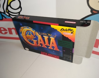 Jeu SNES Illusion Of Time - Version PAL Française, En Bon état Pour Collectionneurs