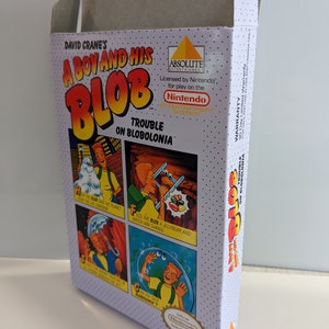 A Boy and His Blob: Trouble on Blobolonia Replacement Box - Nintendo NES - Highest Quality Boxes in the World!