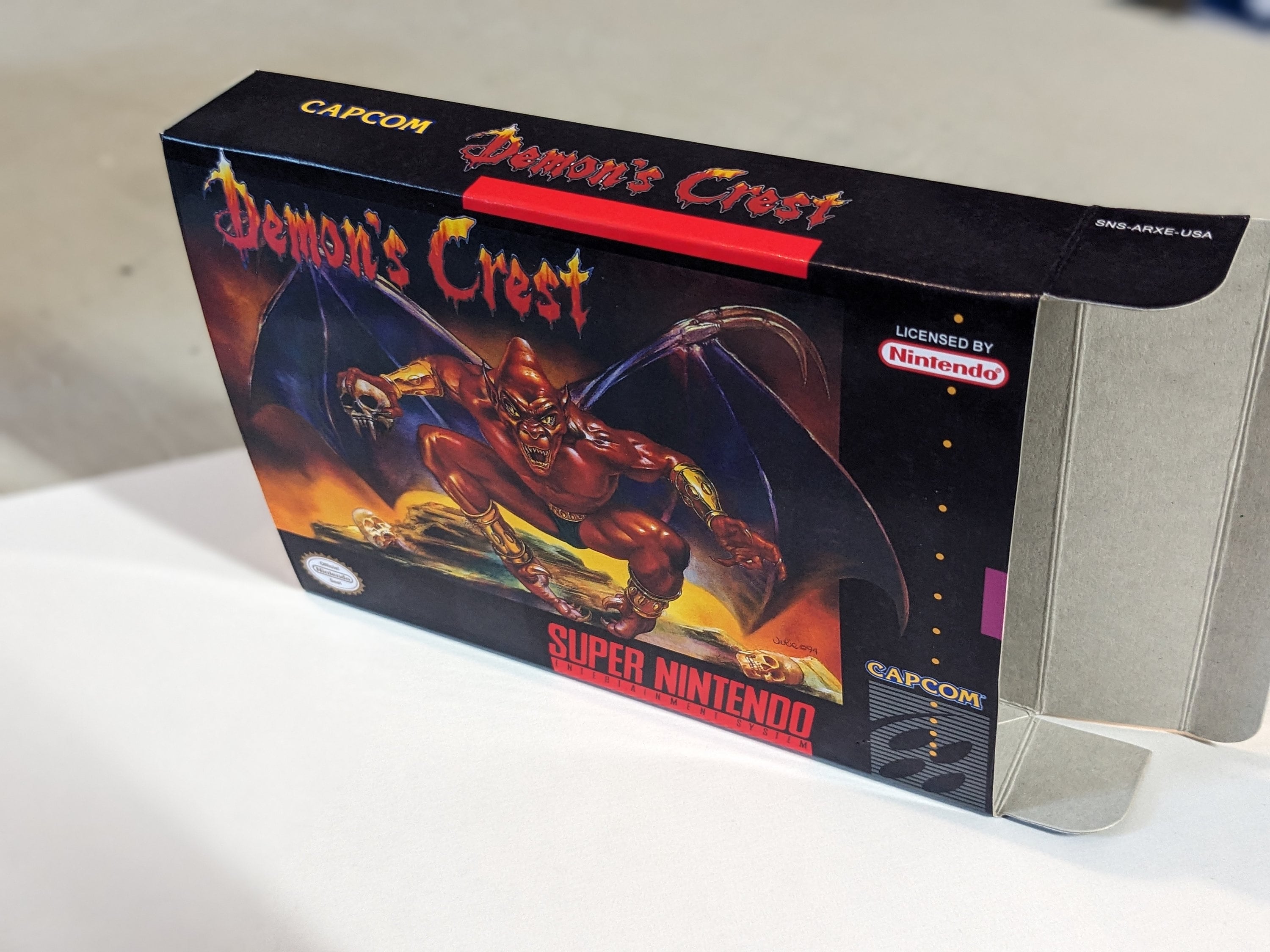 Demon's Crest Replacement Box - Super Nintendo SNES - Highest