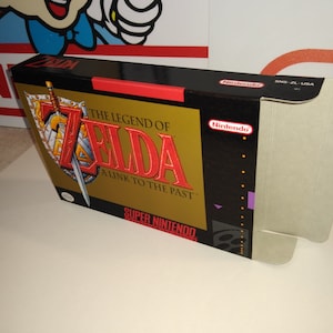 The Legend of Zelda: A Link to the Past Replacement Box - Super Nintendo SNES - Highest Quality Boxes in the World!