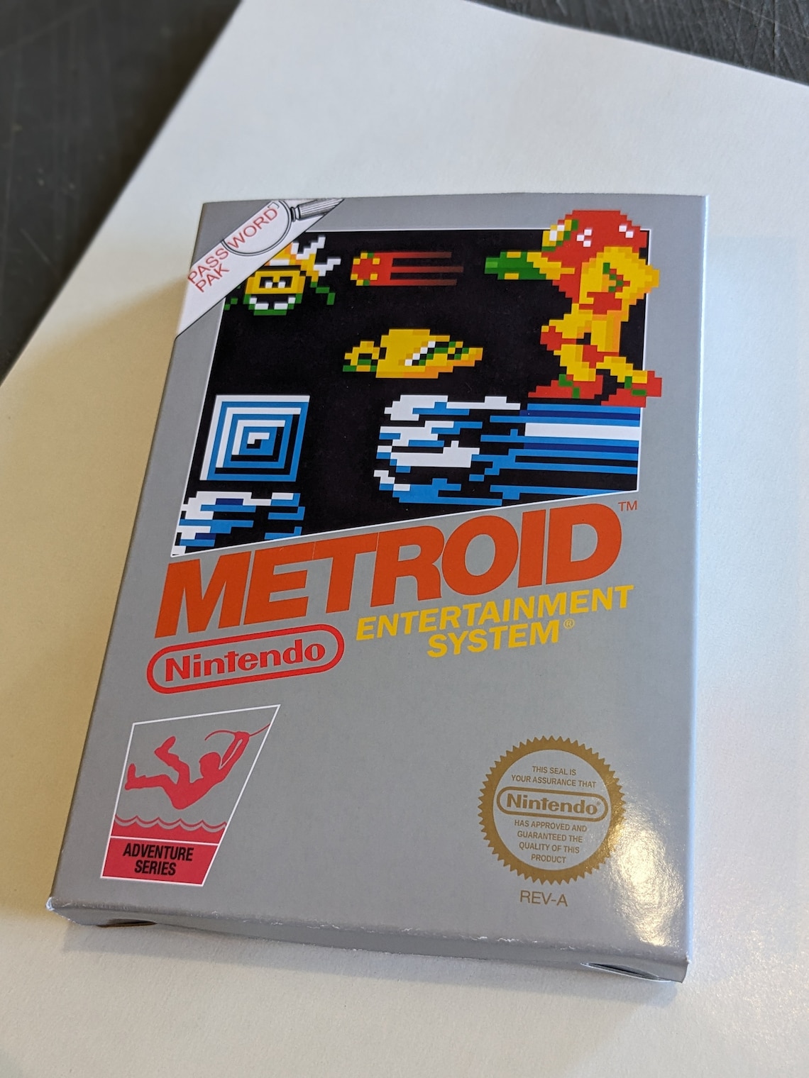 Hyper Metroid Box Metroid Replacement Box - Nintendo NES - Highest Quality Boxes in the ...