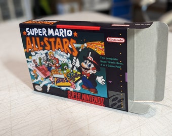 Super Mario All Stars Replacement Box - Super Nintendo SNES - Highest Quality Boxes in the World!