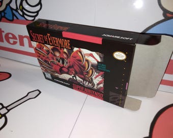 Secret of Evermore Replacement Box - Super Nintendo SNES - Highest Quality Boxes in the World!