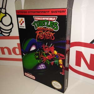 Teenage Mutant Ninja Turtles Tournament Fighters Replacement Box - TMNT Nintendo NES - Highest Quality Boxes in the World!