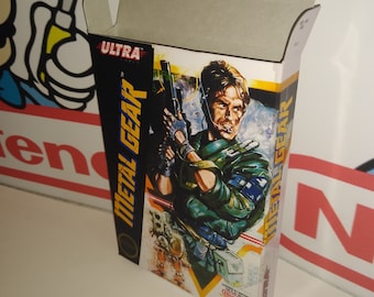 メタルギア交換用ボックス - 任天堂 NES - 世界最高品質のボックス!