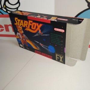 Star Fox Replacement Box - Super Nintendo SNES - Highest Quality Boxes in the World!