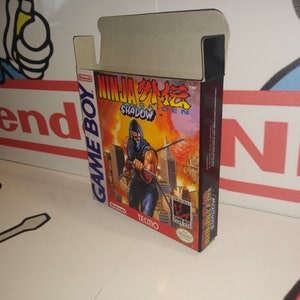 Ninja Gaiden Shadow Replacement Box - Nintendo Game Boy - Highest Quality Boxes in the World!