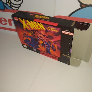 X-Men: Mutant Apocalypse Replacement Box - Super Nintendo SNES - Highest Quality Boxes in the World!