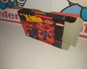 X-Men: Mutant Apocalypse Ersättningsbox - Super Nintendo SNES - Boxar av högsta kvalitet i världen!