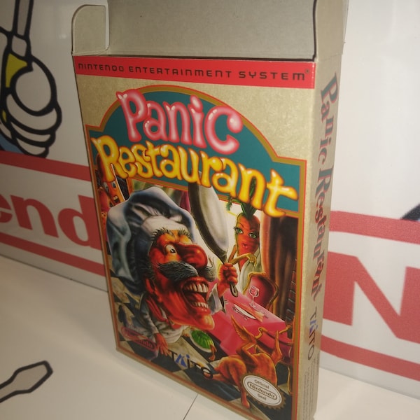 Panic Restaurant Replacement Box - Nintendo NES - Highest Quality Boxes in the World!